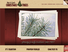 Tablet Screenshot of bowlinggreenchristmastrees.com